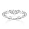 Thumbnail Image 1 of J'Lure Lab-Grown Diamond Scalloped Wedding Band 1/5 ct tw 18K White Gold