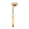 Thumbnail Image 3 of J'Lure Pear Step-Cut Lab-Grown Diamond Contour Wedding Band 3/8 ct tw 18K Yellow Gold