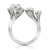 Thumbnail Image 2 of J'Lure Lozenge Step-Cut Lab-Grown Diamond Engagement Ring 3-3/4 ct tw 18K White Gold
