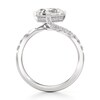 Thumbnail Image 2 of J'Lure Radiant Brilliant-Cut Lab-Grown Diamond Bypass Engagement Ring 2-3/8 ct tw 18K White Gold