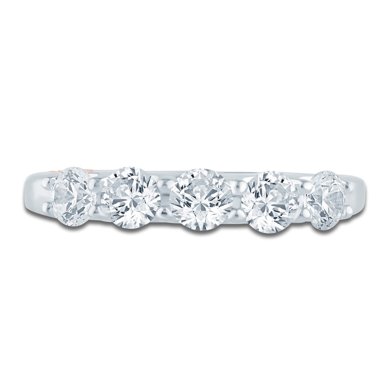 Main Image 3 of Pnina Tornai Lab-Grown Diamond Five-Stone Anniversary Ring 1 ct tw 14K White Gold