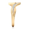 Thumbnail Image 3 of J'Lure Lab-Grown Diamond Contour Wedding Band 1/5 ct tw 18K Yellow Gold