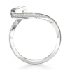 Thumbnail Image 2 of J'Lure Lab-Grown Diamond Contour Wedding Band 1/6 ct tw 18K White Gold