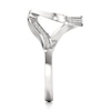 Thumbnail Image 3 of J'Lure Lab-Grown Diamond Contour Wedding Band 1/6 ct tw 18K White Gold