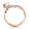 Thumbnail Image 2 of J'Lure Lab-Grown Diamond Contour Wedding Band 1/5 ct tw 18K Rose Gold