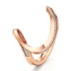 Thumbnail Image 4 of J'Lure Lab-Grown Diamond Contour Wedding Band 1/5 ct tw 18K Rose Gold