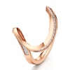 Thumbnail Image 4 of J'Lure Lab-Grown Diamond Contour Wedding Band 1/5 ct tw 18K Rose Gold