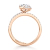 Thumbnail Image 2 of J'Lure Hexagon Brilliant-Cut Lab-Grown Diamond Spiral Engagement Ring 1-3/8 ct tw 18K Rose Gold