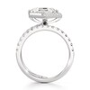 Thumbnail Image 2 of J'Lure Carre Step-Cut Lab-Grown Diamond Spiral Engagement Ring 2-1/2 ct tw 18K White Gold