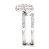 Thumbnail Image 3 of J'Lure Carre Step-Cut Lab-Grown Diamond Spiral Engagement Ring 2-1/2 ct tw 18K White Gold