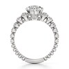 Thumbnail Image 2 of J'Lure Oval Step-Cut Lab-Grown Diamond Engagement Ring 3-3/8 ct tw 18K White Gold