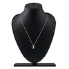 Thumbnail Image 5 of Lab-Grown Diamond Graduated Three-Stone Drop Necklace 1 ct tw 14K Yellow Gold 18"