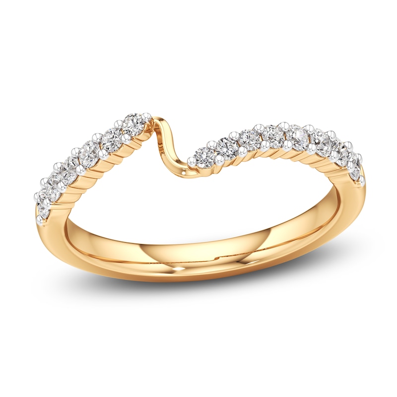 Main Image 1 of J'Lure Lab-Grown Diamond Wedding Band 1/4 ct tw 18K Yellow Gold