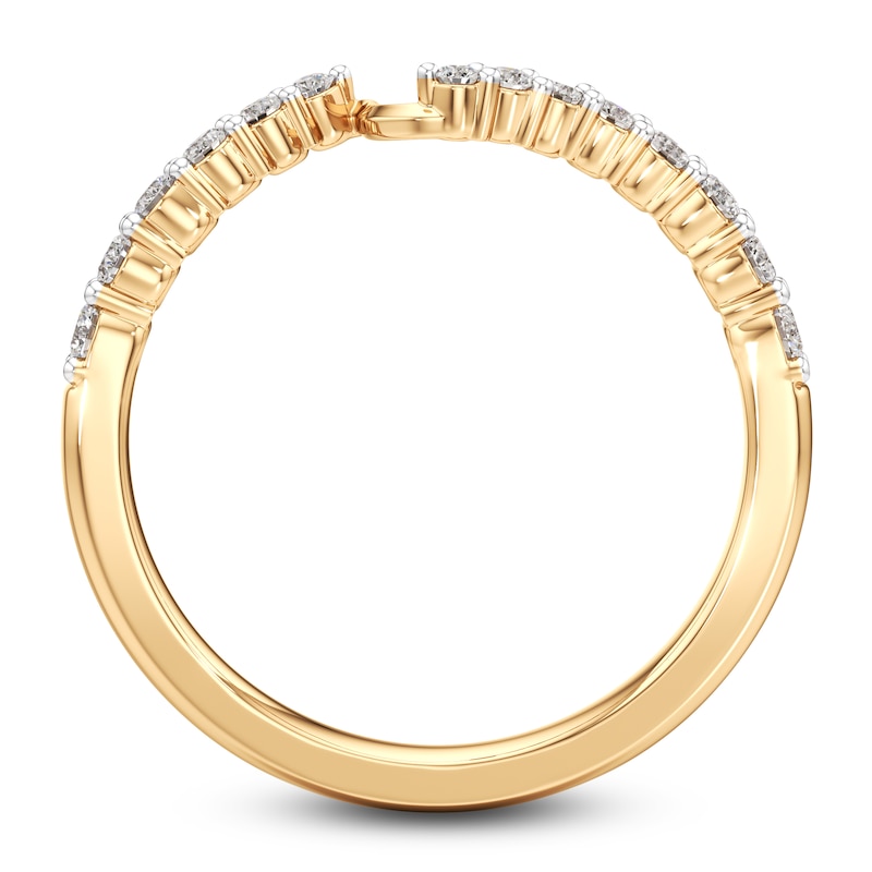 Main Image 4 of J'Lure Lab-Grown Diamond Wedding Band 1/4 ct tw 18K Yellow Gold