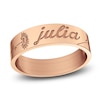Thumbnail Image 1 of Birth Flower & Name Ring 14K Rose Gold