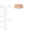 Thumbnail Image 6 of Birth Flower & Name Ring 14K Rose Gold