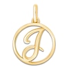 Thumbnail Image 1 of Children's Cursive Letter J Charm 14K Yellow Gold