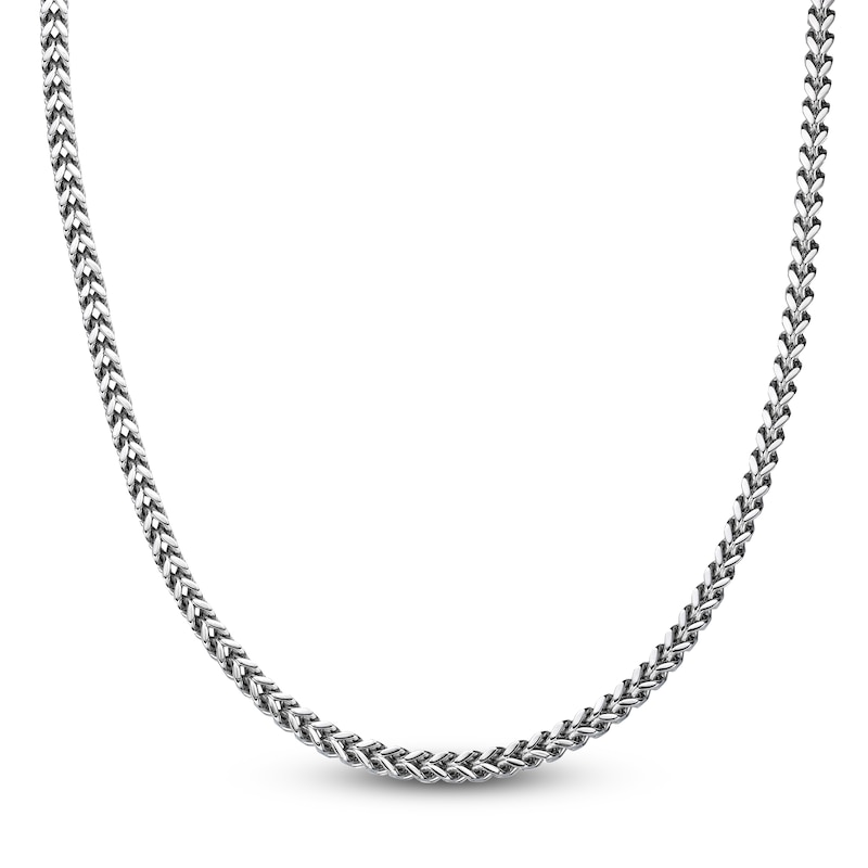 Main Image 1 of Foxtail Chain Necklace 6mm Stainless Steel 24"