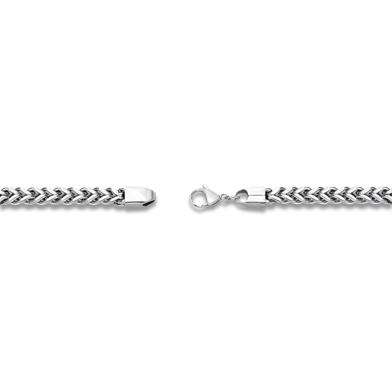 Main Image 3 of Foxtail Chain Necklace 6mm Stainless Steel 24"