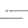 Thumbnail Image 2 of Rolo Chain Necklace 3.8mm Solid Platinum 20"