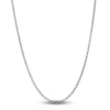 Thumbnail Image 3 of Rolo Chain Necklace 3.8mm Solid Platinum 20"