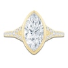 Thumbnail Image 3 of Marquise-Cut Lab-Grown Diamond Bezel-Set Engagement Ring 2-1/3 ct tw 14K Yellow Gold