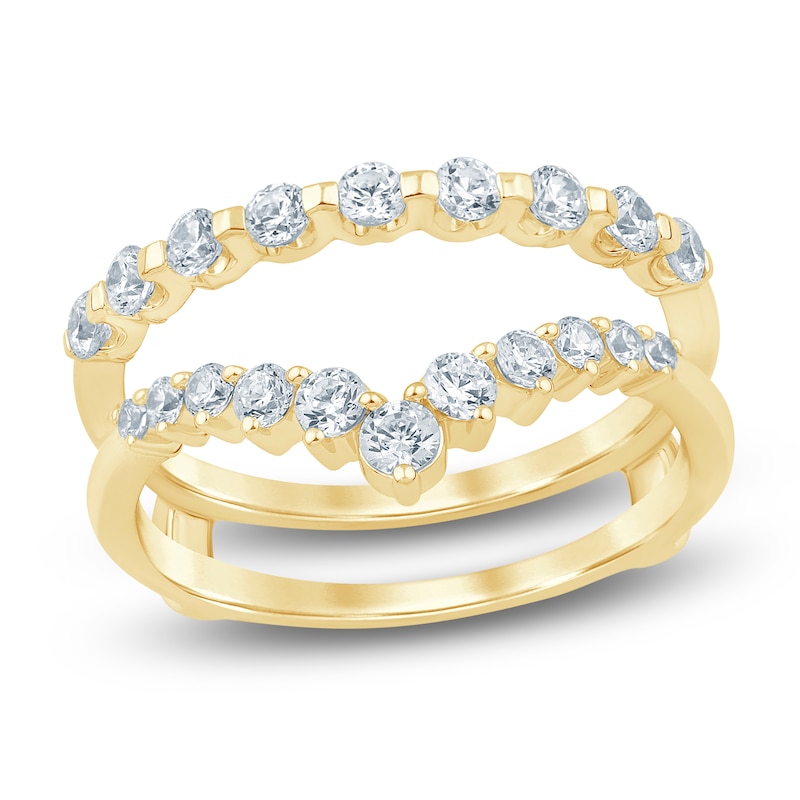 Main Image 1 of Lab-Grown Diamond Contour Enhancer Ring 3/4 ct tw 14K Yellow Gold