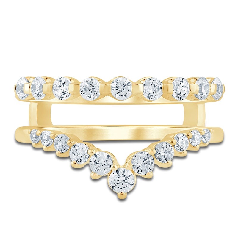 Main Image 3 of Lab-Grown Diamond Contour Enhancer Ring 3/4 ct tw 14K Yellow Gold