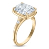 Thumbnail Image 2 of Cushion-Cut Lab-Grown Diamond Engagement Ring 5-1/5 ct tw 14K Yellow Gold