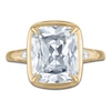 Thumbnail Image 3 of Cushion-Cut Lab-Grown Diamond Engagement Ring 5-1/5 ct tw 14K Yellow Gold