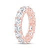 Thumbnail Image 2 of Cushion-Cut Lab-Grown Diamond Eternity Band 6-3/4 to 8-5/8 ct tw 14K Rose Gold