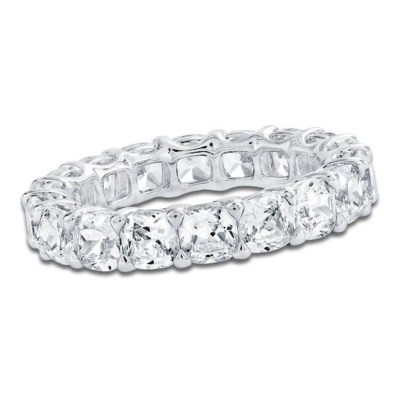 Chosen Certified Cushion-Cut Diamond Eternity Band 4-7/8 to 6 ct tw Platinum