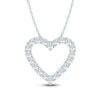 Thumbnail Image 1 of Jared Signature Lab-Grown Diamond Heart Outline Necklace 1 ct tw 14K White Gold