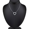 Thumbnail Image 5 of Jared Signature Lab-Grown Diamond Heart Outline Necklace 1 ct tw 14K White Gold