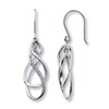 Thumbnail Image 0 of Diamond Earrings 1/20 ct tw Round-cut 10K White Gold