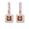 Thumbnail Image 0 of Le Vian Earrings 3/8 ct tw Diamonds 14K Strawberry Gold