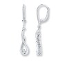 Thumbnail Image 0 of Diamond Earrings 1/6 ct tw Round-cut Sterling Silver