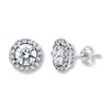 Thumbnail Image 1 of Diamond Earrings 2 ct tw Round-cut 14K White Gold