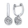 Thumbnail Image 2 of Diamonds in Rhythm 1/3 ct tw Earrings 10K White Gold