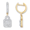 Diamond Earrings 1 carat tw 14K Yellow Gold