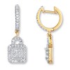 Thumbnail Image 0 of Diamond Earrings 1 carat tw 14K Yellow Gold