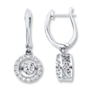 Thumbnail Image 0 of Diamonds in Rhythm 1-1/2 ct tw Earrings 14K White Gold