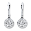 Thumbnail Image 1 of Diamonds in Rhythm 1-1/2 ct tw Earrings 14K White Gold