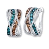 Le Vian Diamond Earrings 1-1/2 carat tw 14K Vanilla Gold
