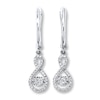 Thumbnail Image 1 of Diamonds in Rhythm 1/5 ct tw Earrings 10K White Gold