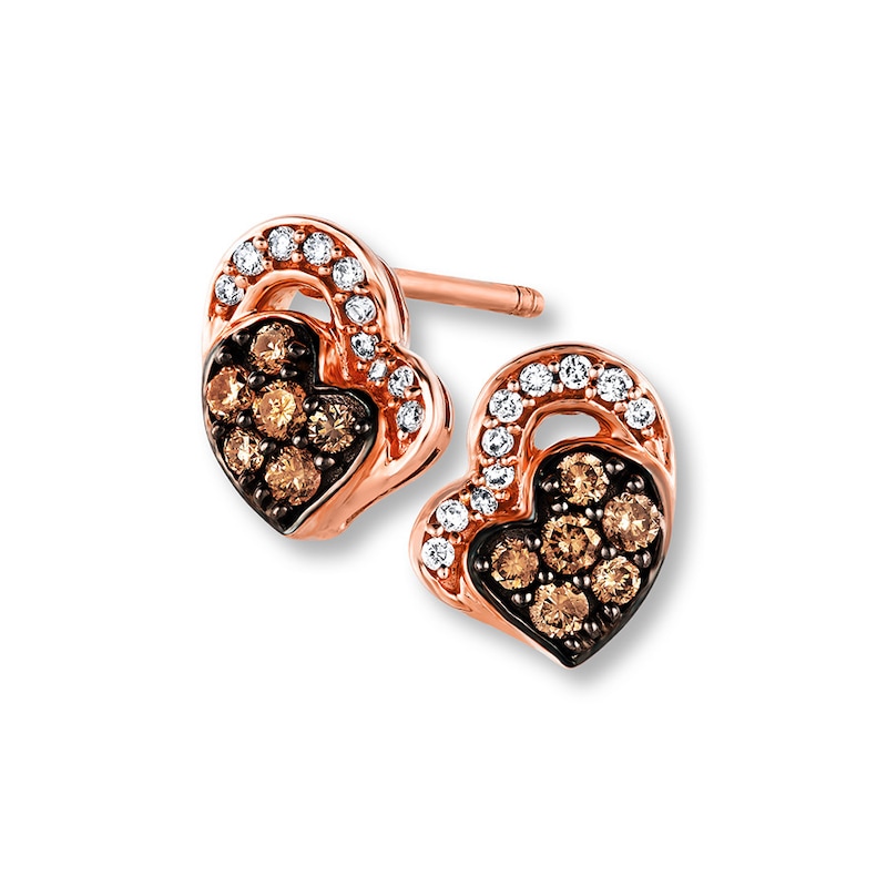Main Image 1 of Le Vian Chocolate Diamonds 1/4 ct tw Earrings 14K Gold