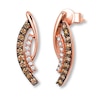 Thumbnail Image 1 of Le Vian Chocolate Diamonds 3/8 ct tw 14K Gold Earrings