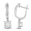 Thumbnail Image 2 of Diamond Earrings 5/8 ct tw Round-cut 14K White Gold