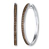 Le Vian Chocolate Diamonds 7/8 ct tw Earrings 14K Vanilla Gold