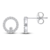 Thumbnail Image 0 of Diamond Earrings 1/5 ct tw Round-cut 10K White Gold